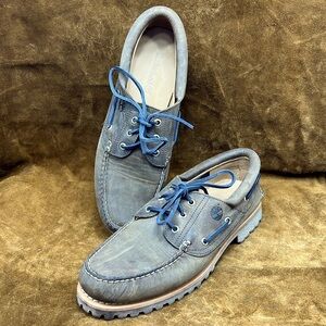 Timberland Brown Leather Classic Rugged Boat Shoes